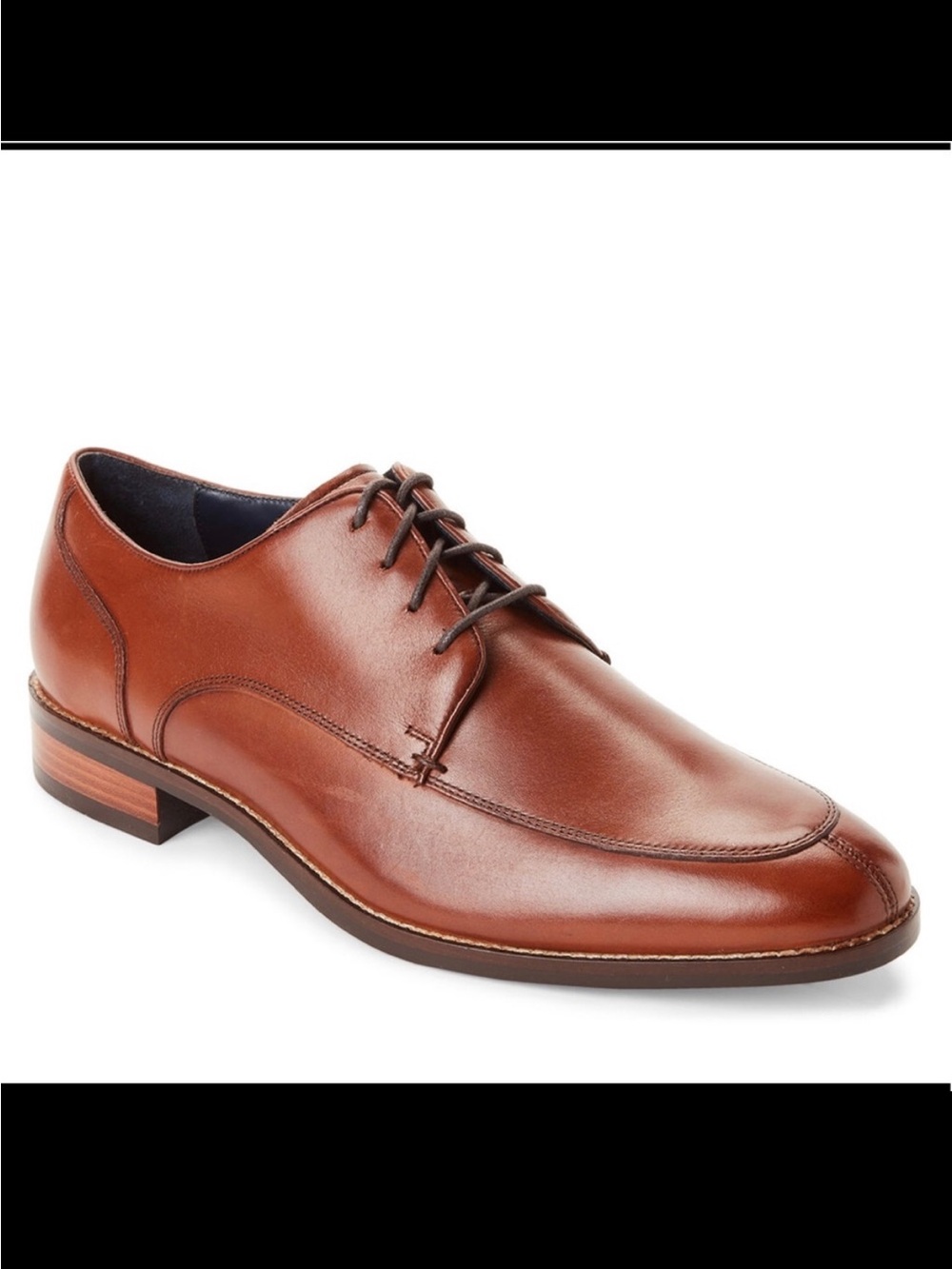 Cole Haan Men’s Leather Oxford Dress Shoes Split Toe Tan 9.5M